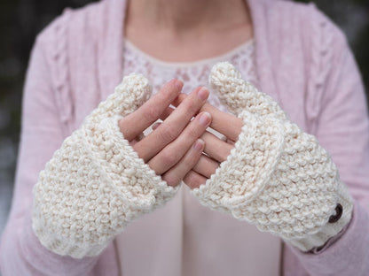 Convertible Mittens Crochet Pattern