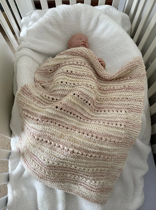 Cuddly Soft Baby Blanket Knitting Pattern