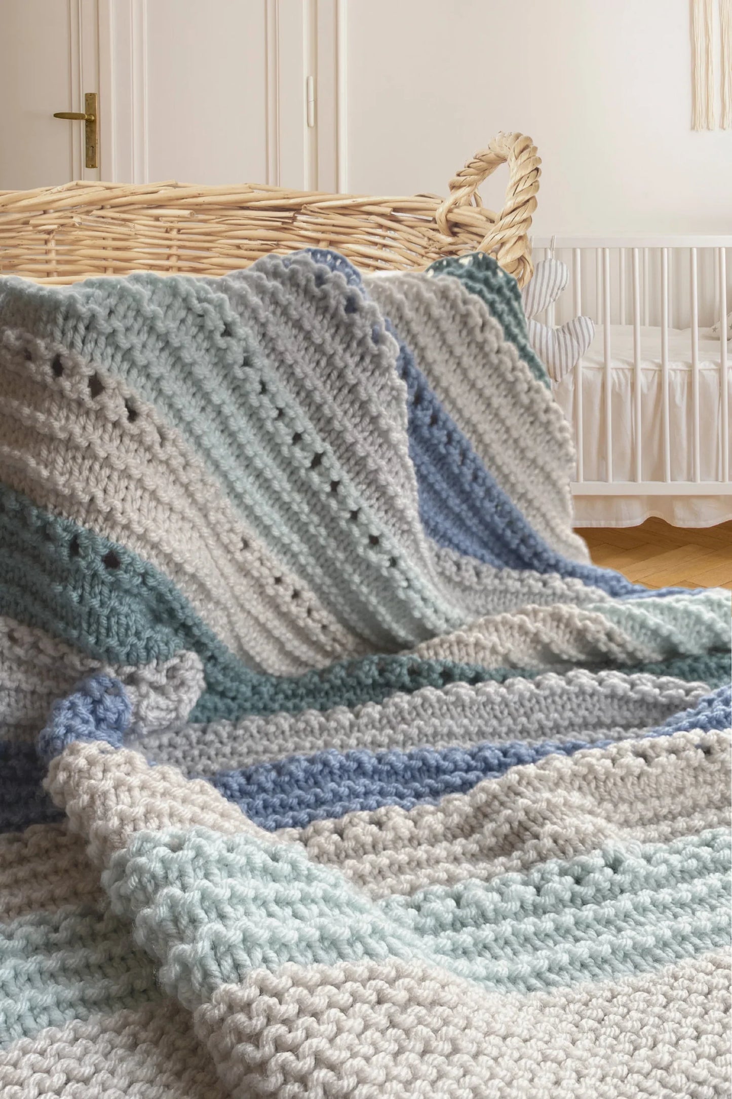 Cuddly Soft Baby Blanket Knitting Pattern