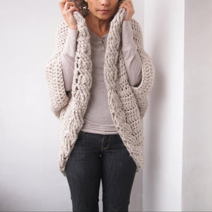 Cable Shrug Crochet Pattern