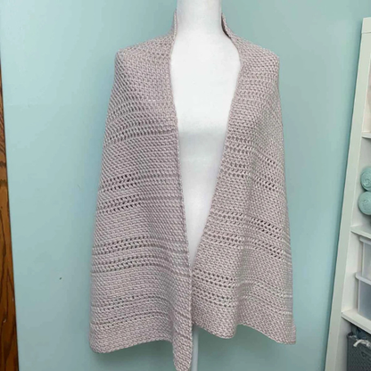 Cedar Arches Rectangular Shawl Crochet pattern