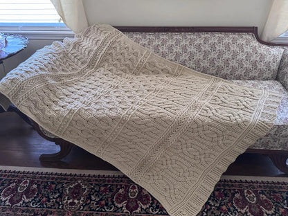 Celtic Sampler Throw Crochet Pattern