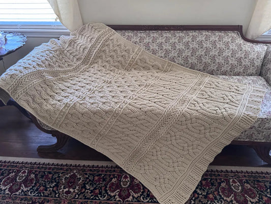 Celtic Sampler Throw Crochet Pattern