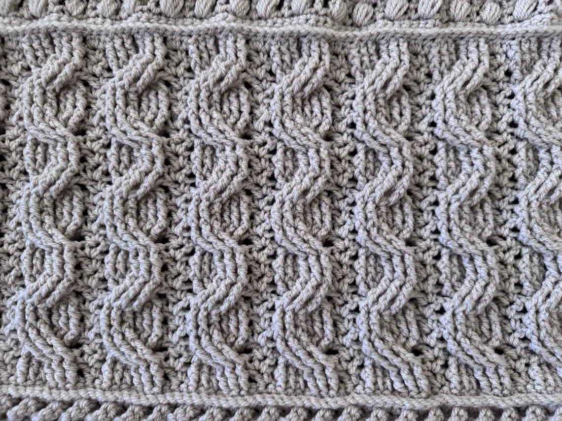 Celtic Sampler Throw Crochet Pattern