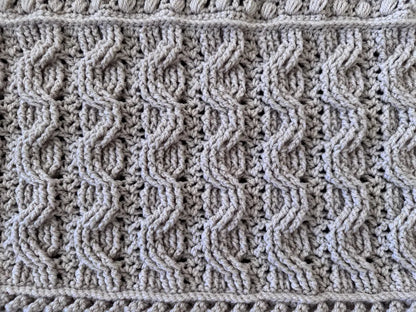 Celtic Sampler Throw Crochet Pattern