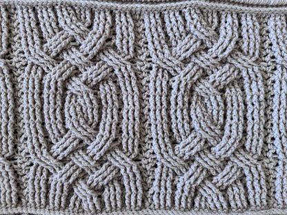 Celtic Sampler Throw Crochet Pattern