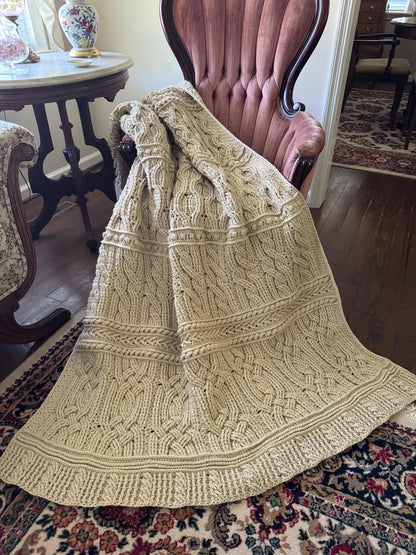 Celtic Sampler Throw Crochet Pattern