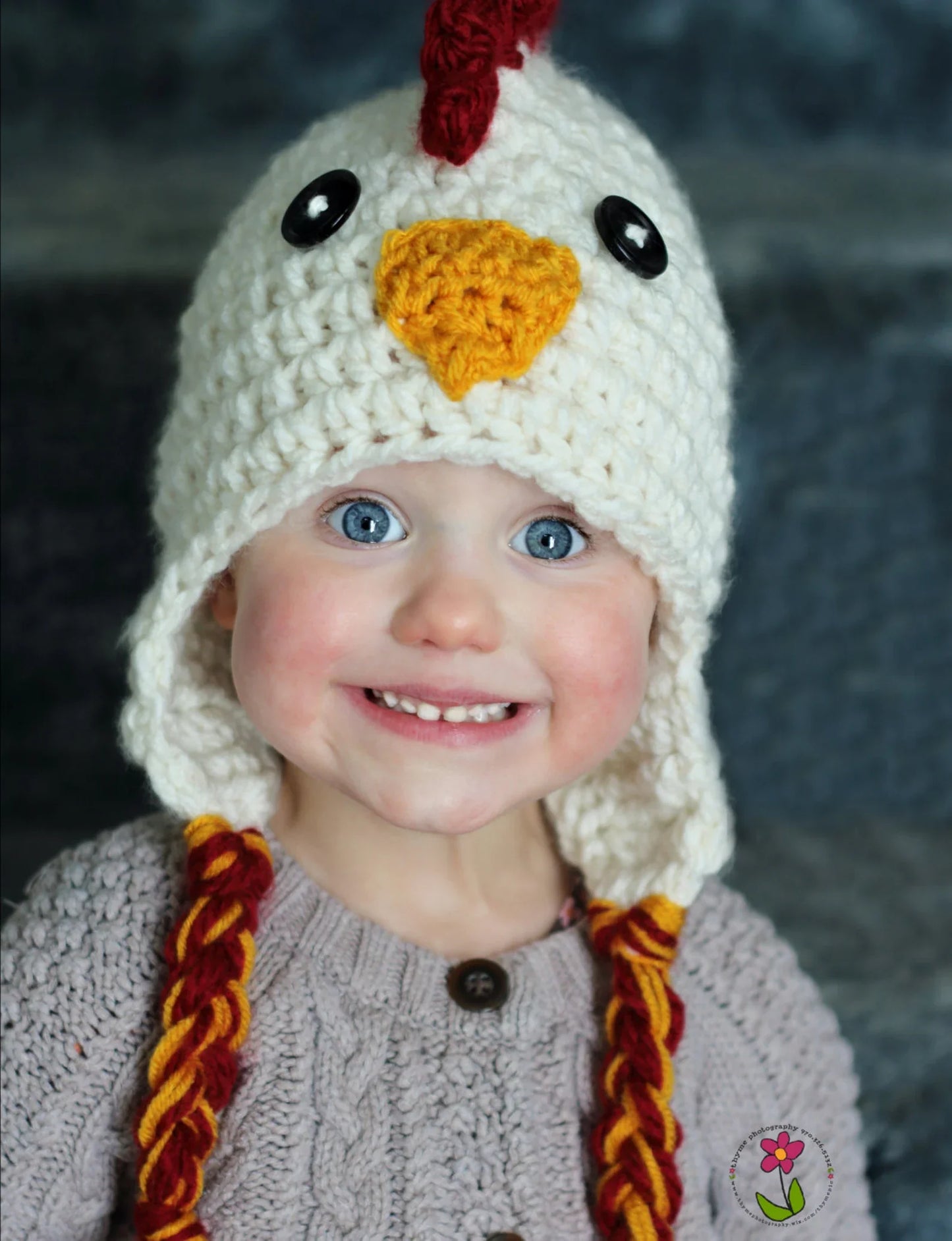 Chicken Hat Crochet Pattern