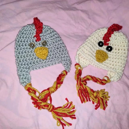Chicken Hat Crochet Pattern