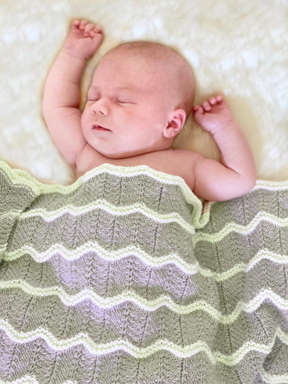 Cheyenne Baby Blanket Knitting Pattern