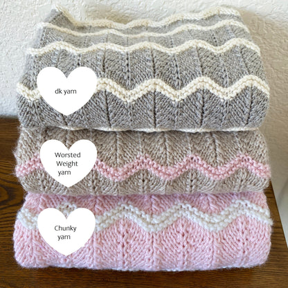 Cheyenne Baby Blanket Knitting Pattern