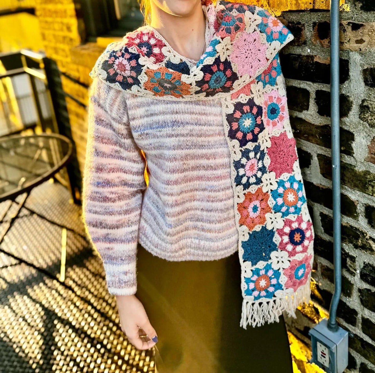 Textured Chic Scarf Crochet Pattern