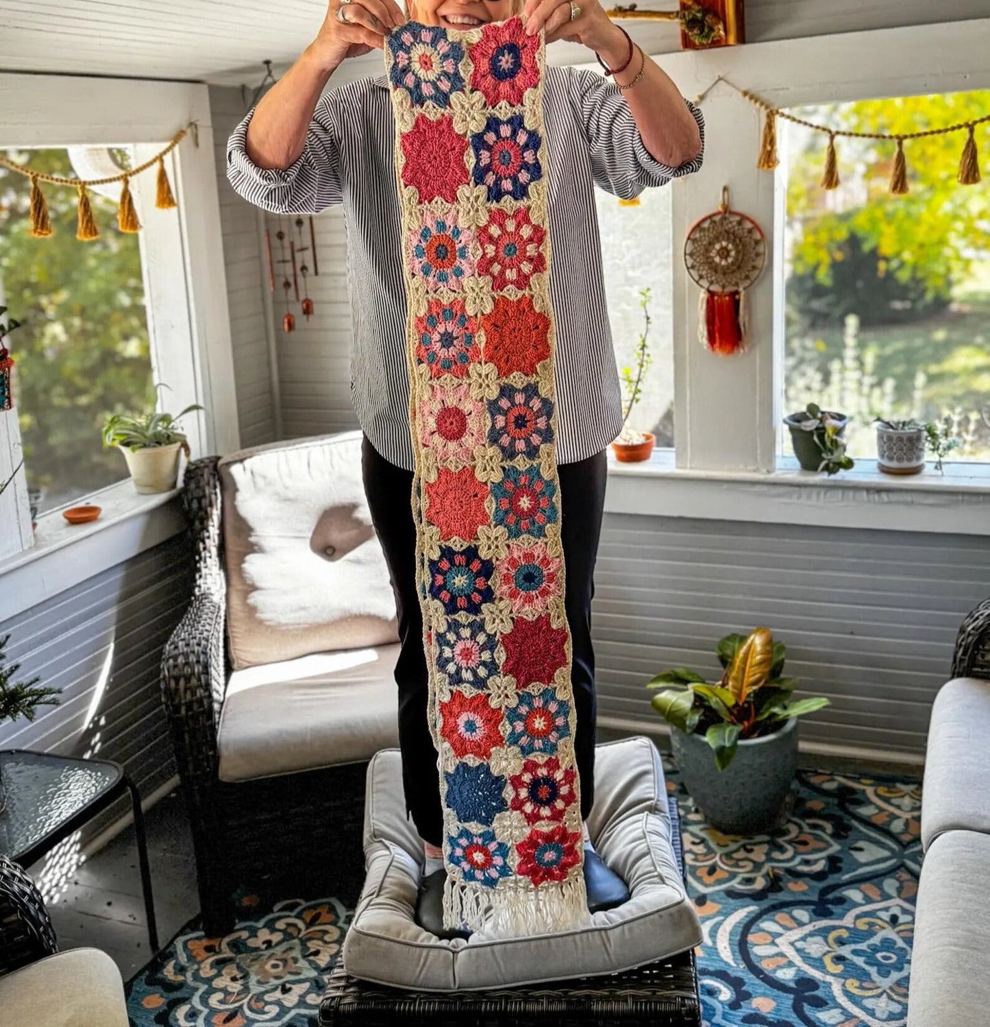 Textured Chic Scarf Crochet Pattern