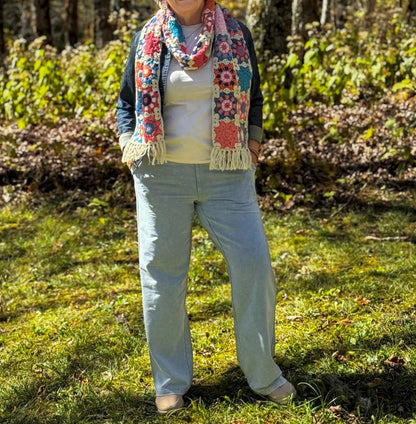 Textured Chic Scarf Crochet Pattern