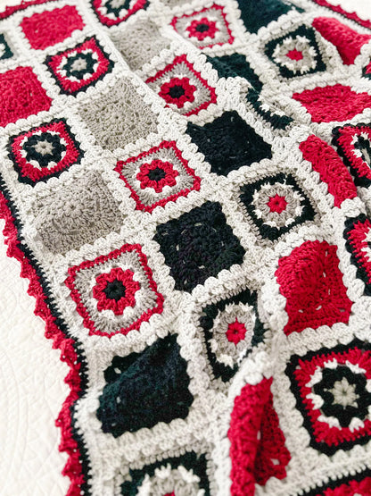 Chloe Granny Square Blanket Crochet Pattern