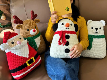 Holiday Pillows Crochet Pattern