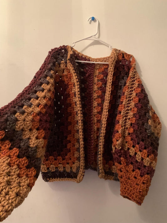 Chunky Hexi-Cardi Crochet Pattern