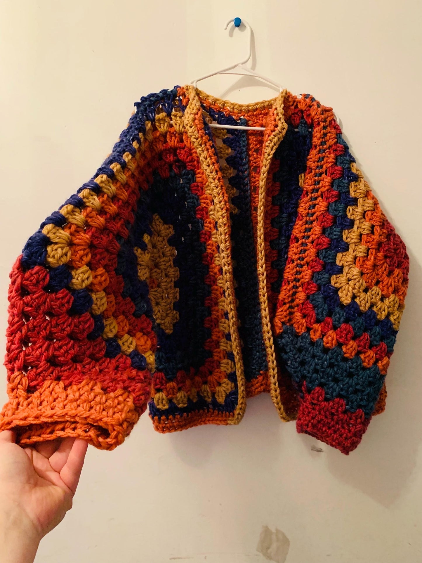 Chunky Hexi-Cardi Crochet Pattern