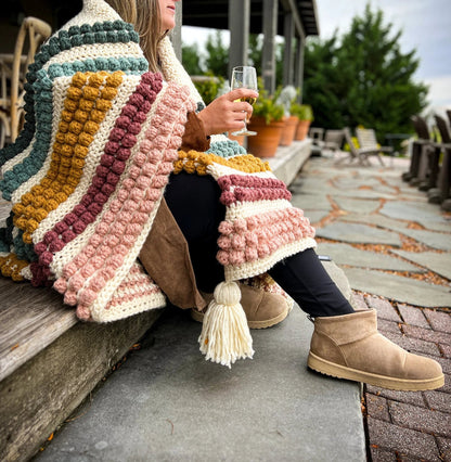 Chunky Blanket Crochet Pattern