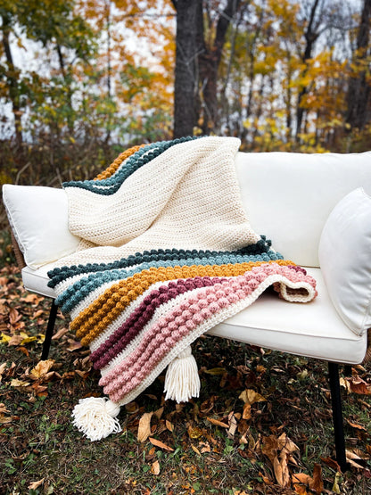 Chunky Blanket Crochet Pattern