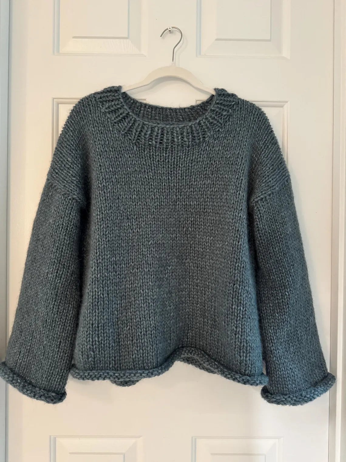Chunky Nordic Sweater Knitting Pattern