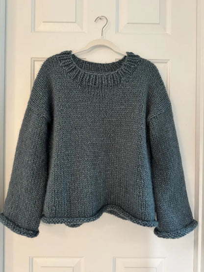 Chunky Nordic Sweater Knitting Pattern