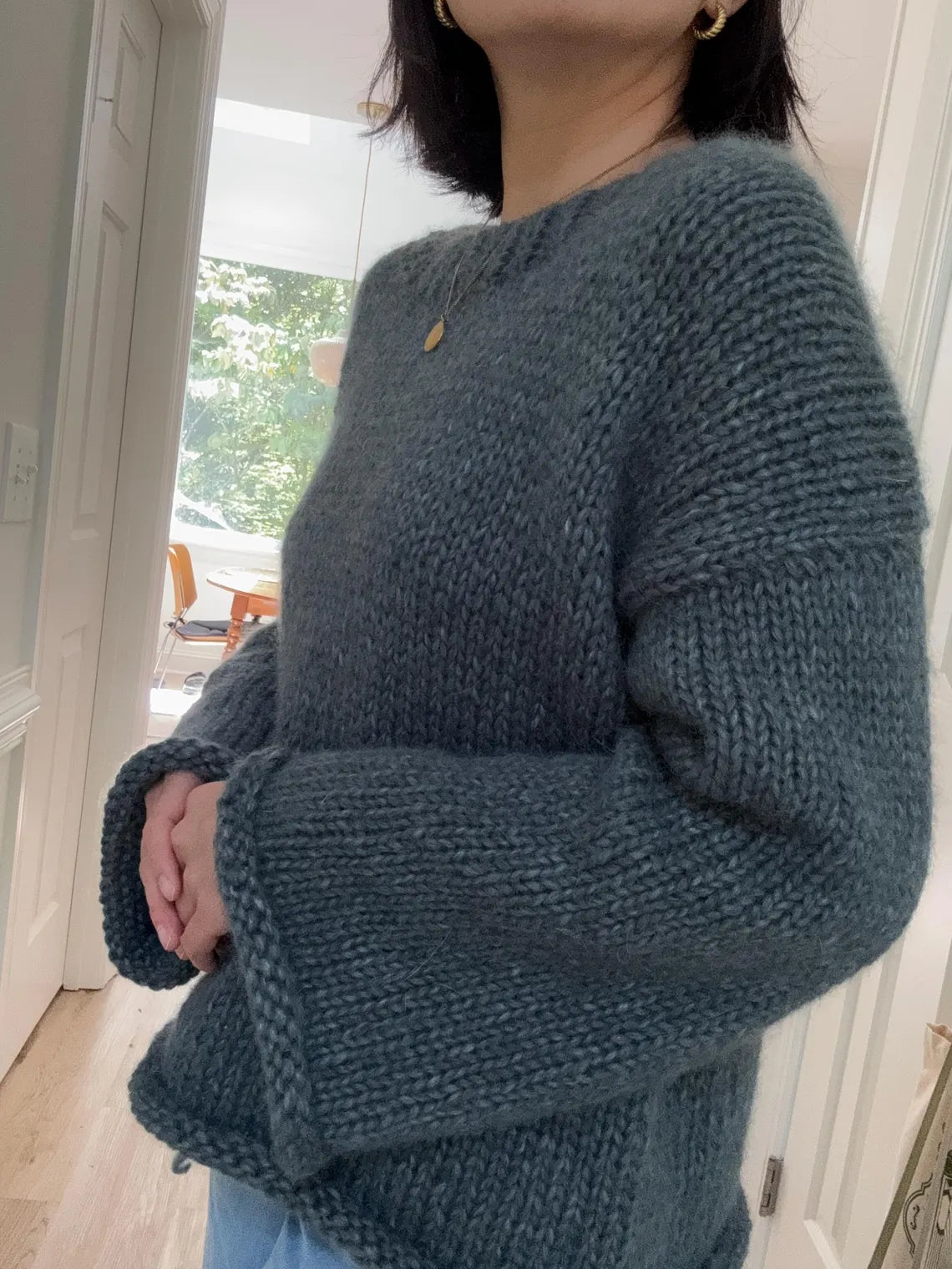 Chunky Nordic Sweater Knitting Pattern