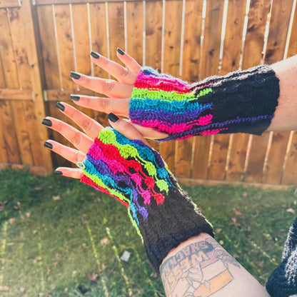 The Cider Ridge Fingerless Gloves Crochet Pattern