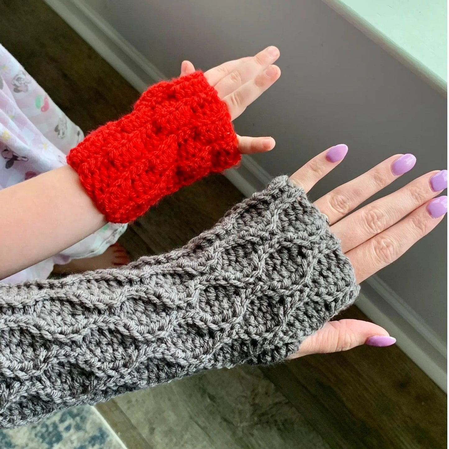 The Cider Ridge Fingerless Gloves Crochet Pattern