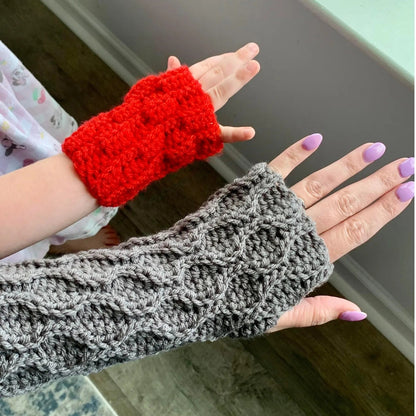 The Cider Ridge Fingerless Gloves Crochet Pattern