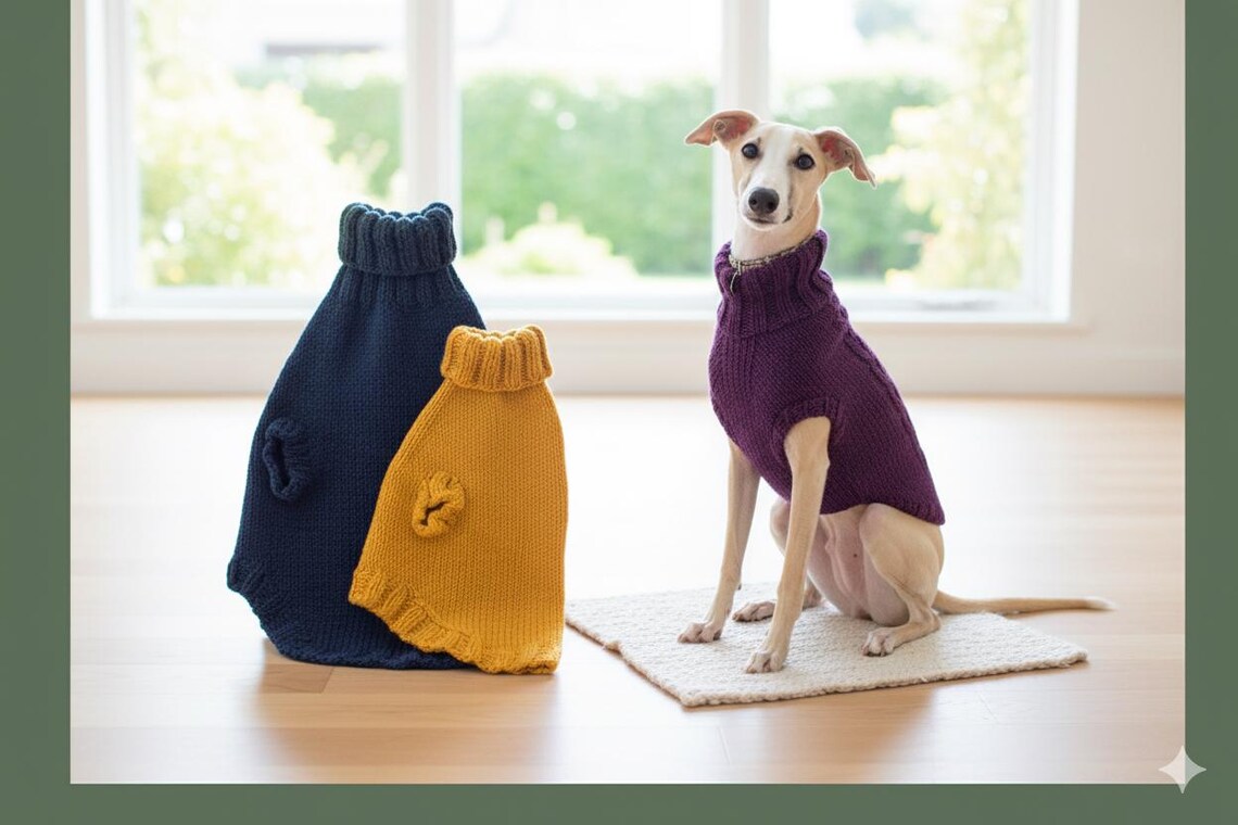 Cozy Dog Sweater Knitting Pattern
