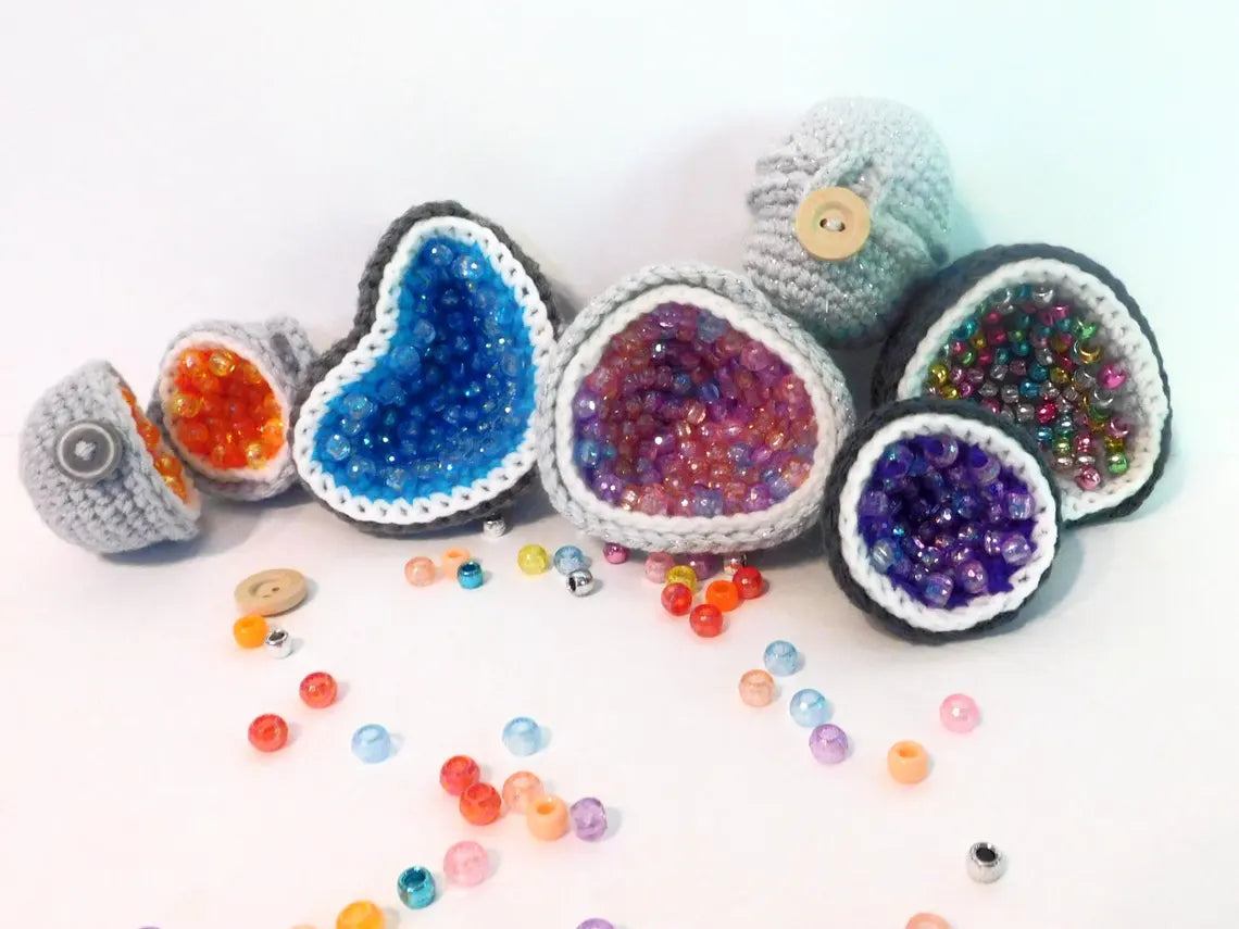 Easy Crystal Geode Crochet Pattern