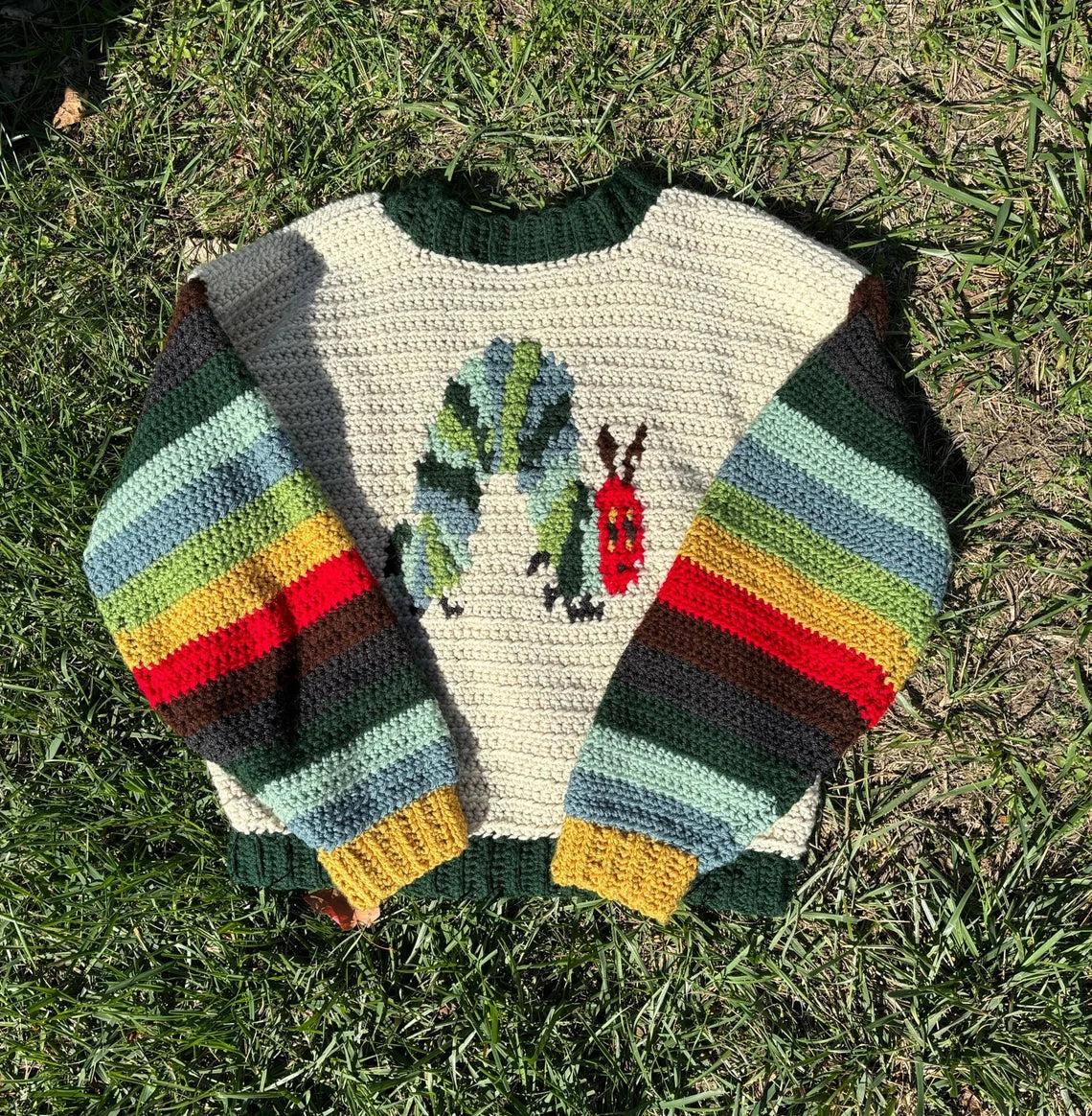 Caterpillar Sweater Crochet Pattern