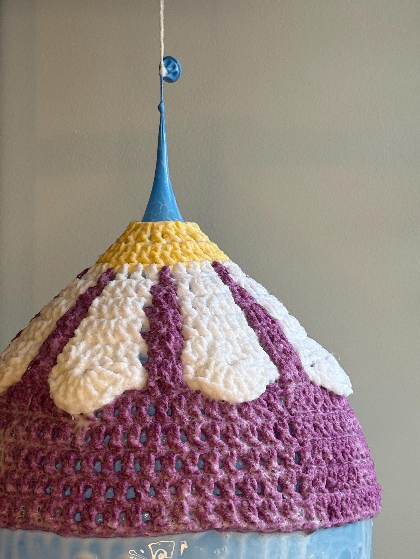 Daisy Pendant Lamp Crochet Pattern