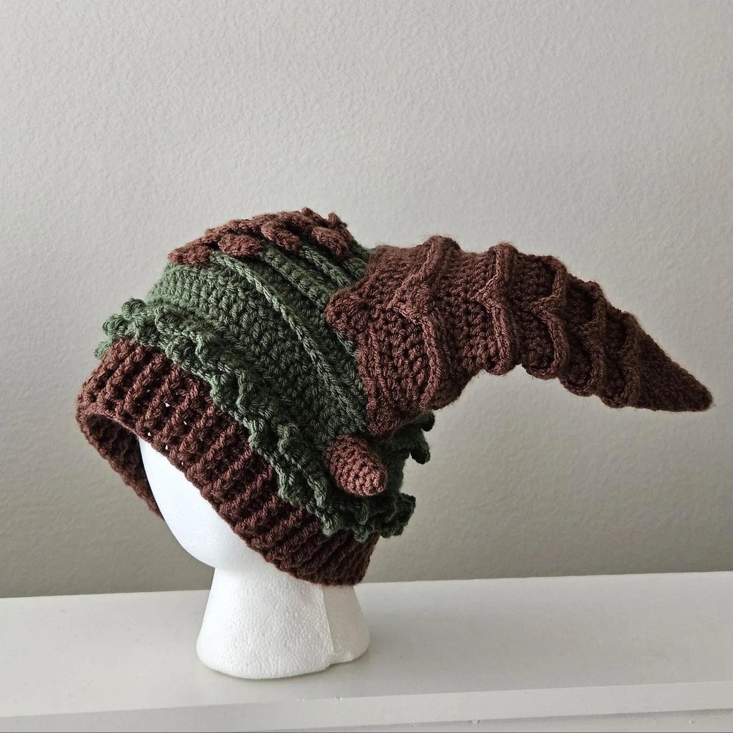 Dragon Horn Beanie Crochet Pattern