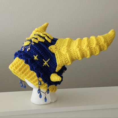 Dragon Horn Beanie Crochet Pattern