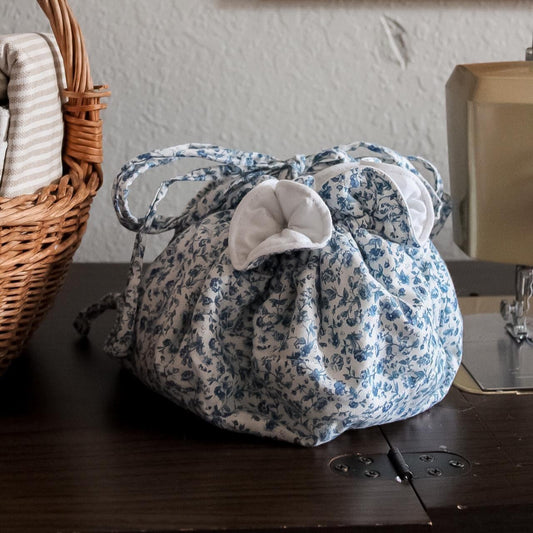 Drawstring Quilted Pouch Sewing Pattern