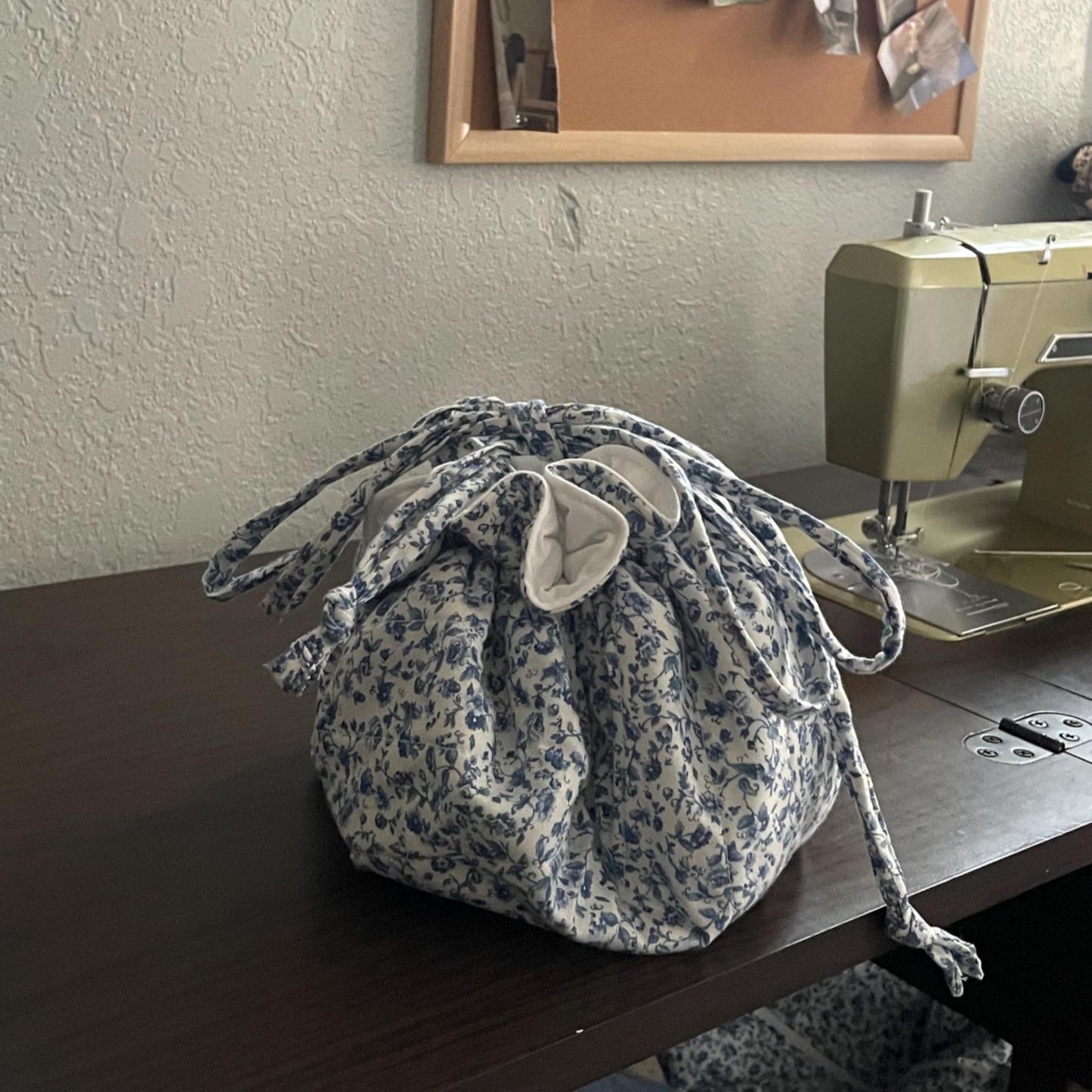 Drawstring Quilted Pouch Sewing Pattern