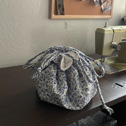 Drawstring Quilted Pouch Sewing Pattern
