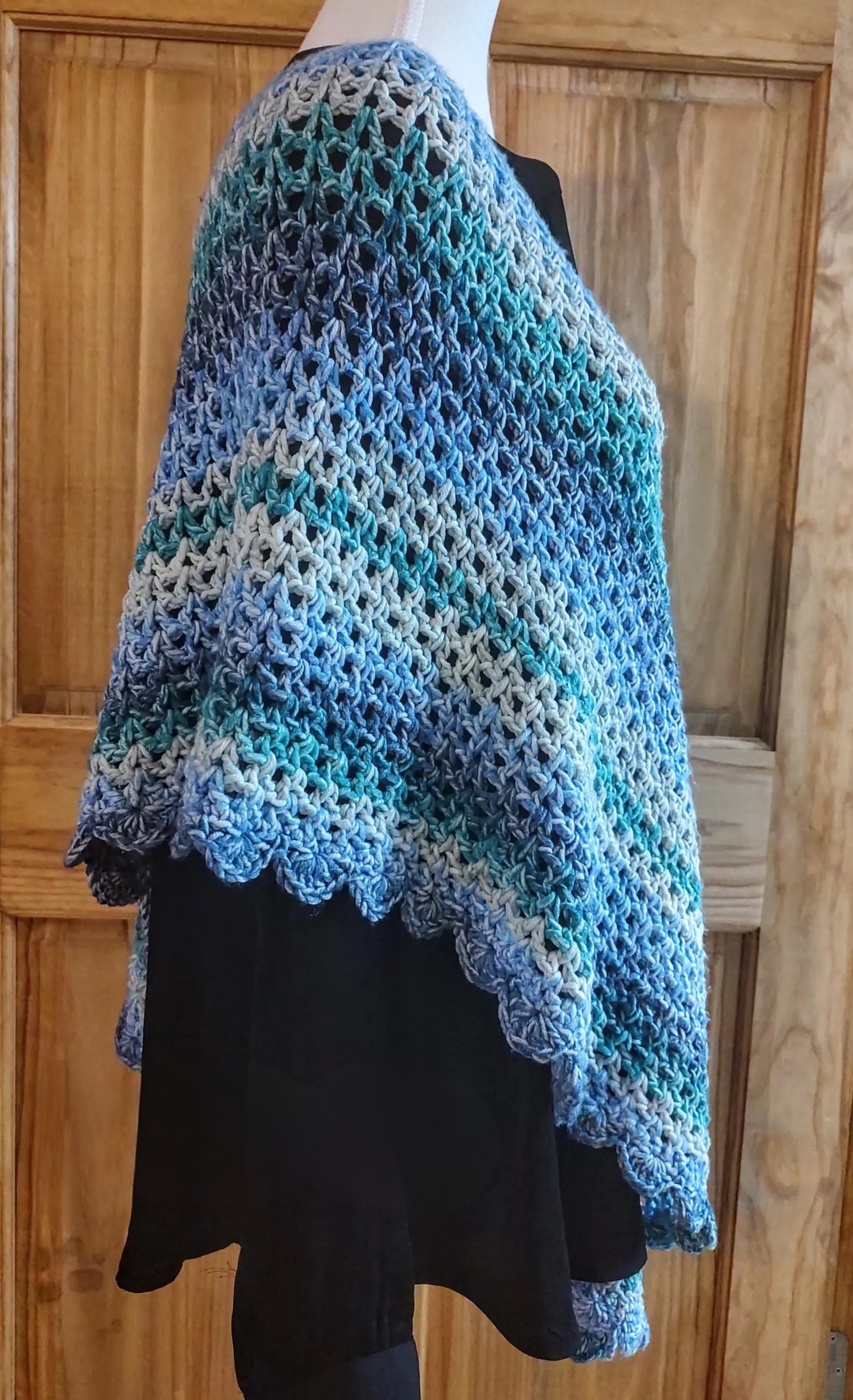 Amber Crochet Poncho Pattern