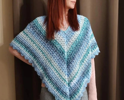 Amber Crochet Poncho Pattern