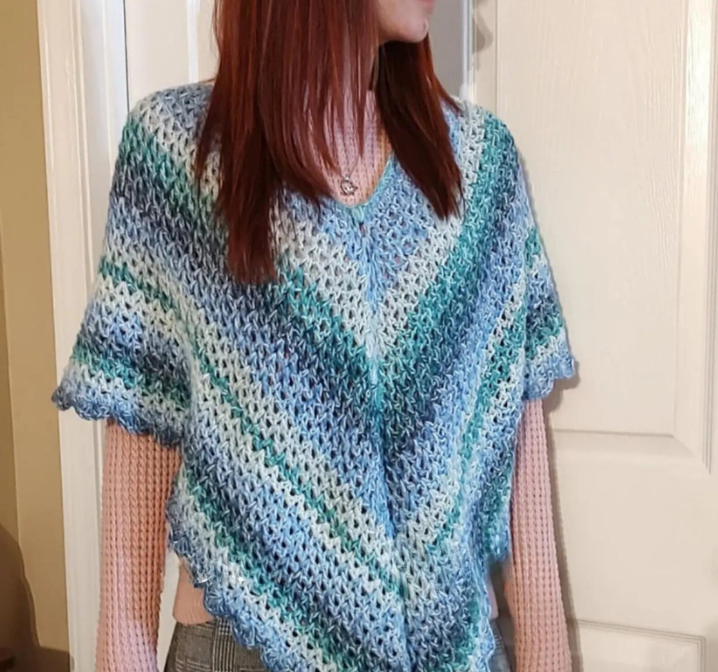 Amber Crochet Poncho Pattern