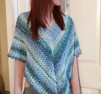 Amber Crochet Poncho Pattern