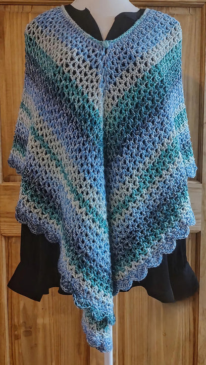 Amber Crochet Poncho Pattern