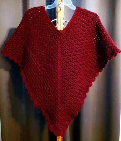Amber Crochet Poncho Pattern