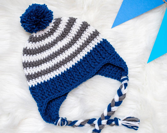 Earflap Hat Crochet Pattern