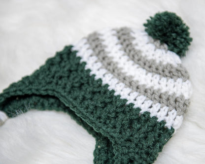 Earflap Hat Crochet Pattern