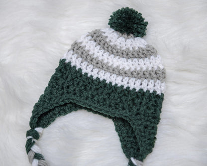 Earflap Hat Crochet Pattern