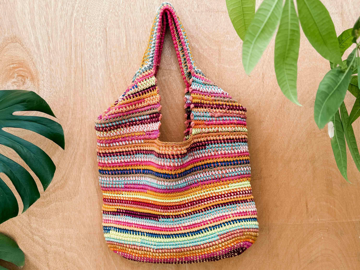 Easy Scrappy Bag Crochet Pattern