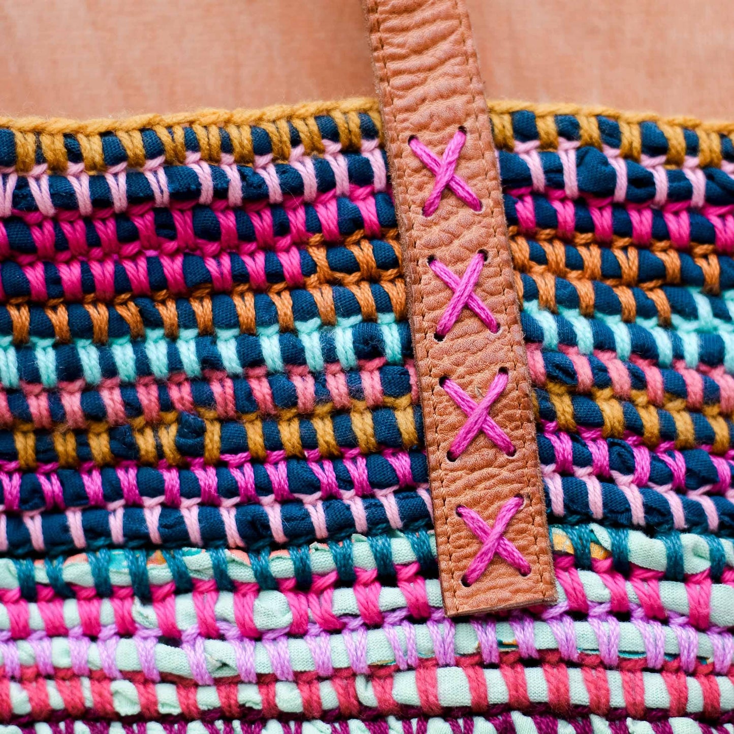 Easy Scrappy Bag Crochet Pattern